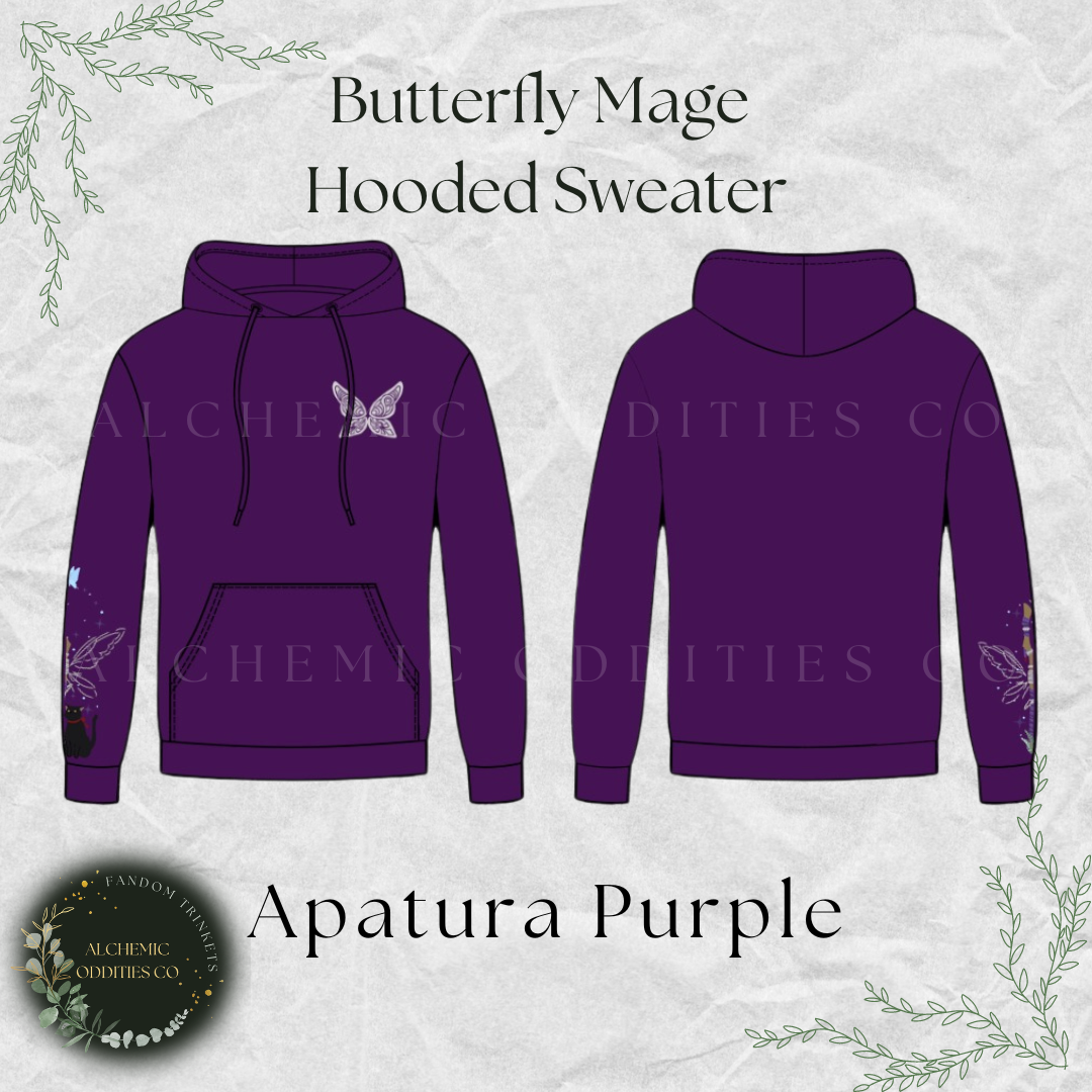 The Butterfly Mage Hooded Sweater