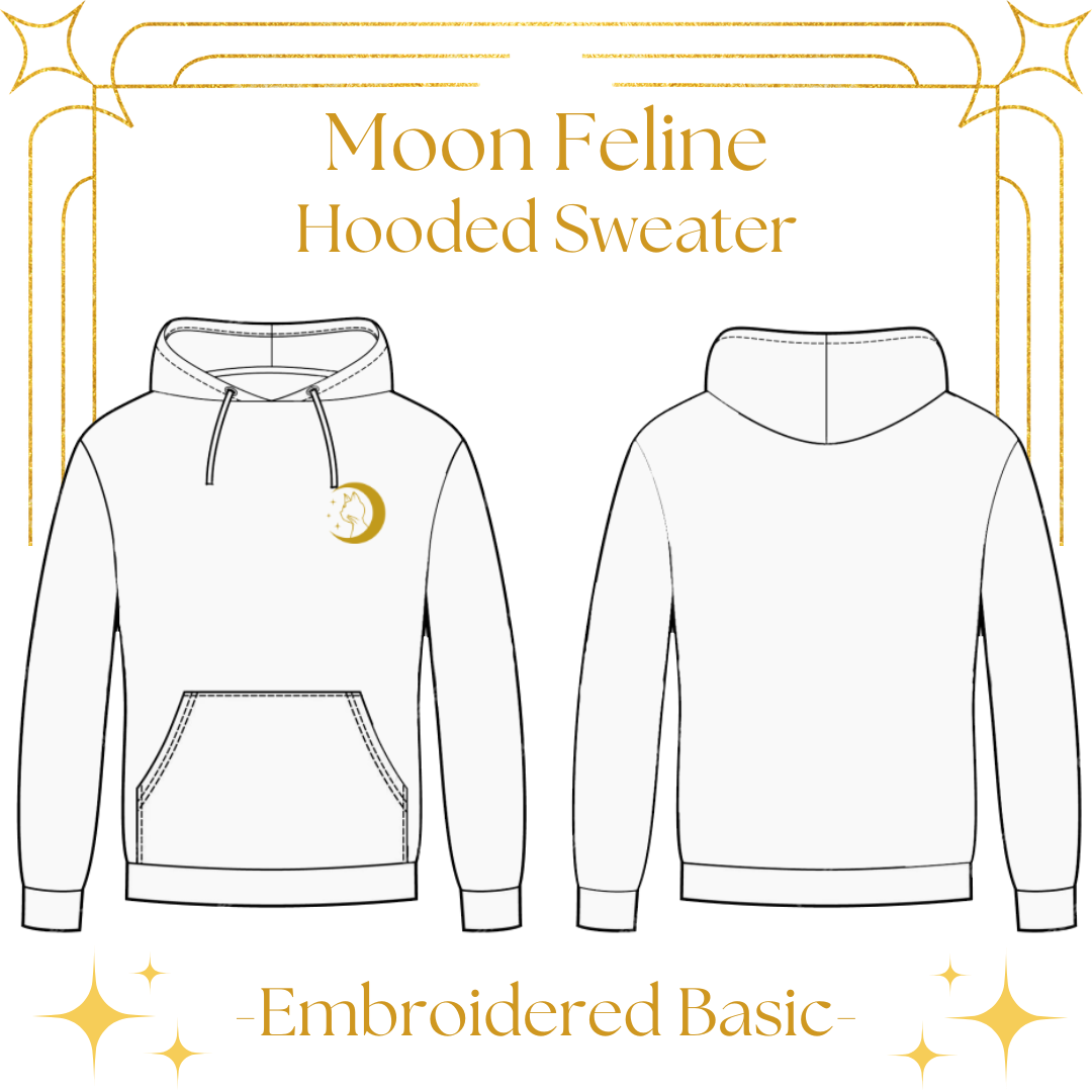 Moon Feline Hooded Sweater