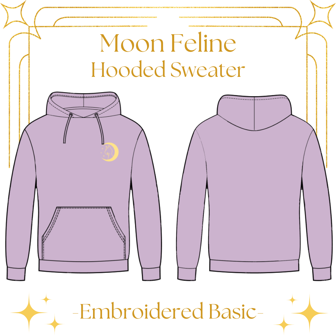 Moon Feline Hooded Sweater