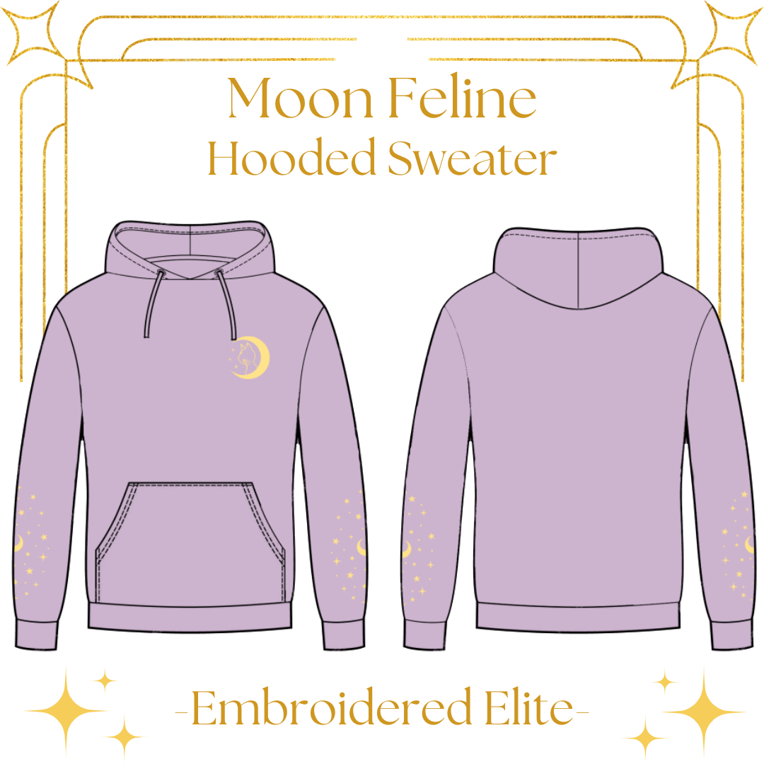 Moon Feline Hooded Sweater