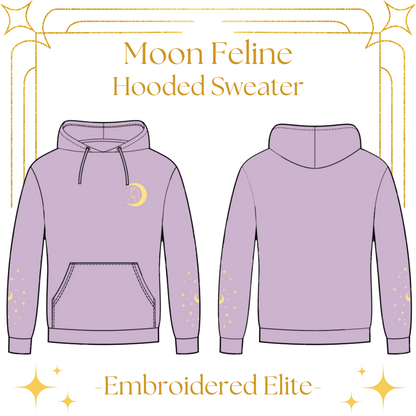 Moon Feline Hooded Sweater