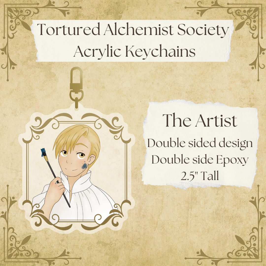 Tortured Alchemist Society Keychains