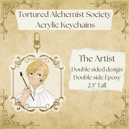 Tortured Alchemist Society Keychains