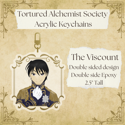 Tortured Alchemist Society Keychains