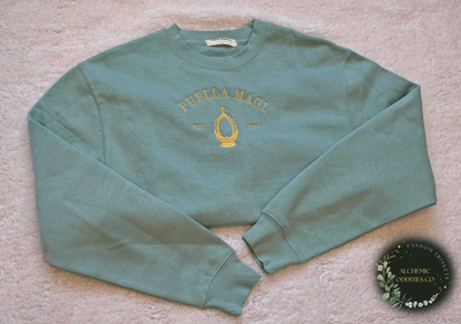 Puella Magi Varsity Crewnecks - Gold